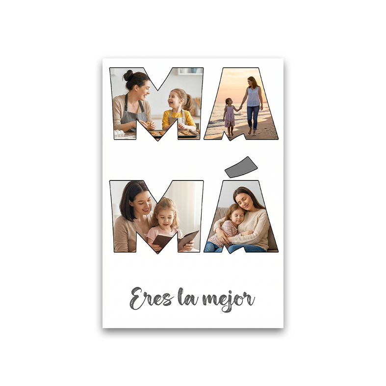 Collage con 4 fotos vertical